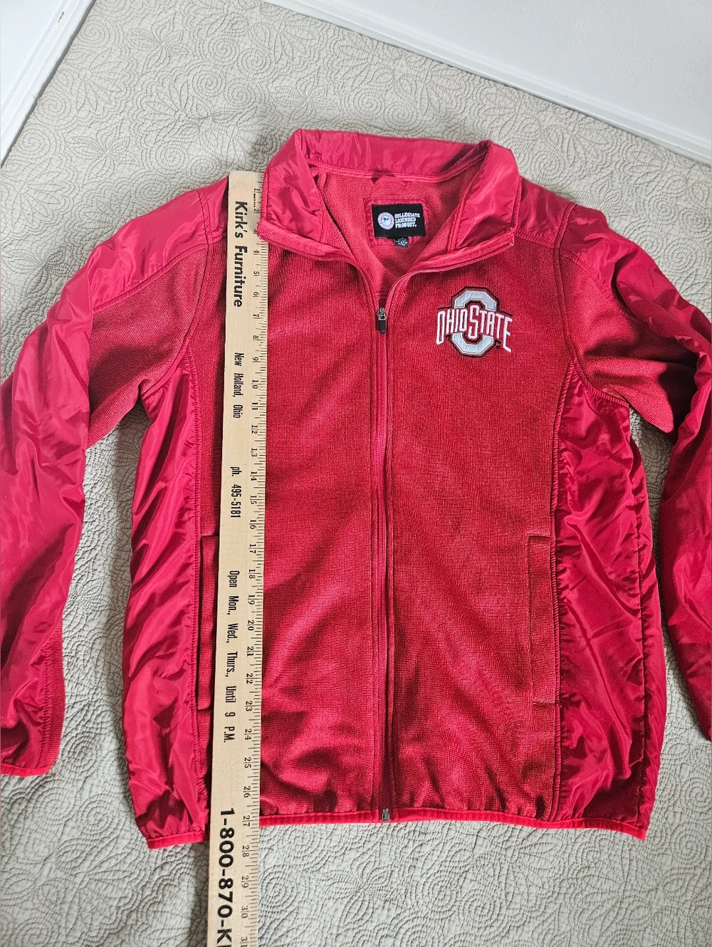 Red Buckeye Zip Up Jacket Men's Large - Picture 2 of 8